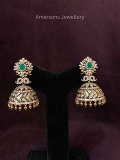 18K VVS EF Diamond Jhumki (DJ 4751)