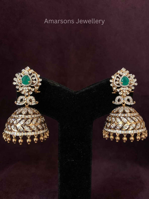 18K VVS EF Diamond Jhumki (DJ 4751)