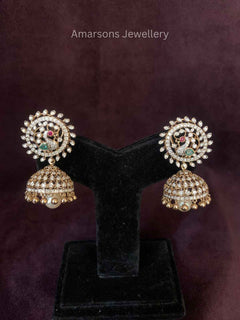 18K VVS EF Diamond Jhumki (DJ 8402)