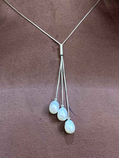 92.5 Silver Chain with Fresh Water Pearls (PN-02)