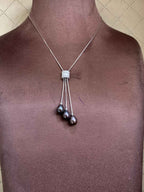 92.5 Silver Chain with Fresh Water Pearls (PN-08)