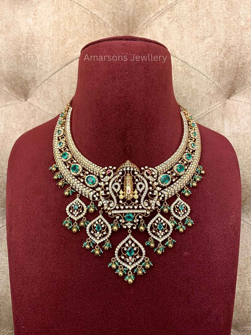 18k VVS EF Diamond Necklace (DNS-4567)