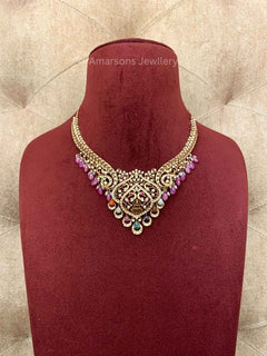 18k VVS EF Diamond Necklace (DNS-5209)