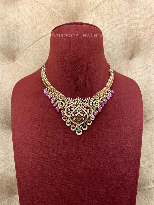 18k VVS EF Diamond Necklace (DNS-5209)