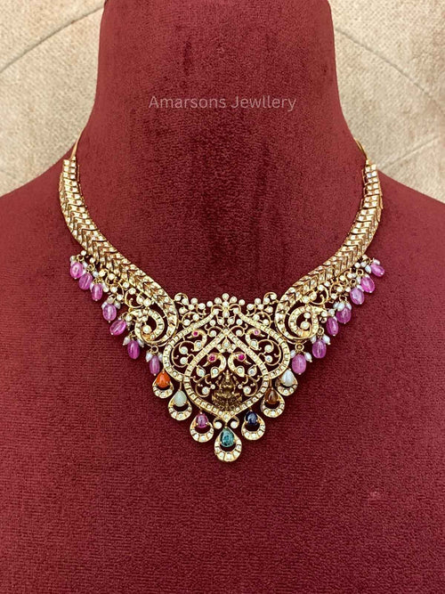 18k VVS EF Diamond Necklace (DNS-5209)