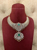 18k VVS EF Diamond Necklace (DNS-4343)