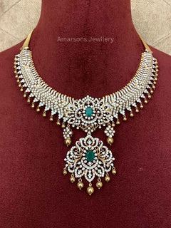 18k VVS EF Diamond Necklace (DNS-5715)