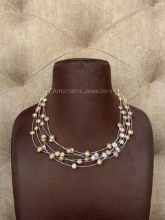 5lines freshwater Pink Pearls (PN-31)