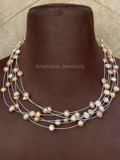 5lines freshwater Pink Pearls (PN-31)