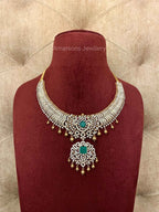18k VVS EF Diamond Necklace (DNS-3199)