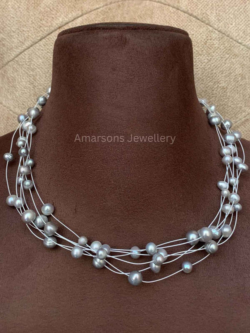 5lines Tarmala with Freshwater Pearls (PN-30)