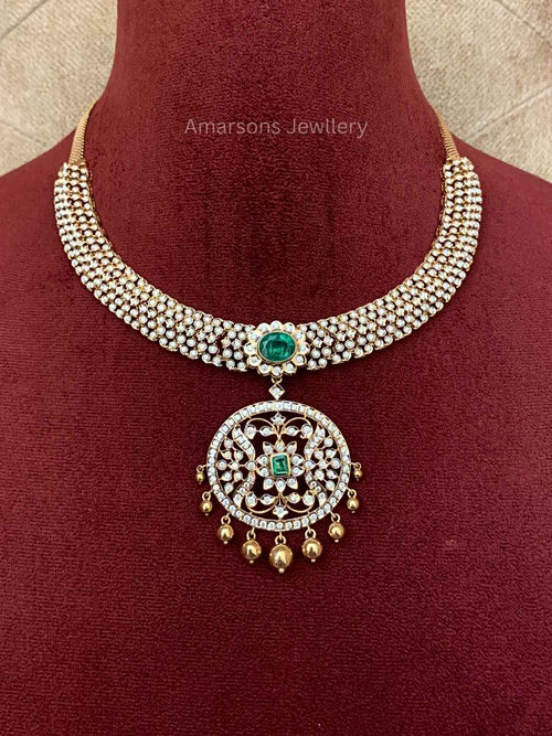 18k VVS EF Diamond Necklace (DNS-6900)