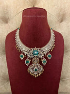 18k VVS EF Diamond Necklace (DNS-1652)