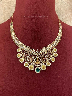 18k VVS EF Diamond Necklace (DNS-1110)