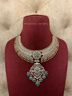 18k VVS EF Diamond Necklace (DNS-2367)