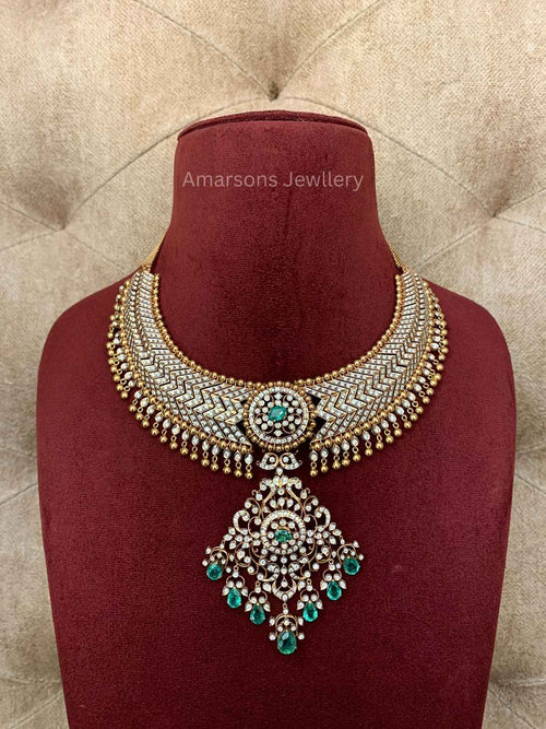 18k VVS EF Diamond Necklace (DNS-2367)