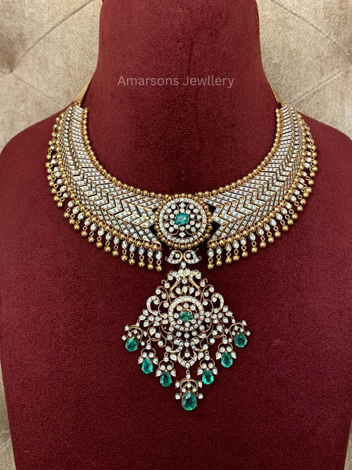 18k VVS EF Diamond Necklace (DNS-2367)