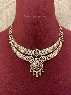 18k VVS EF Diamond Necklace (DNS-1820)