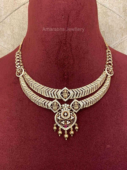 18k VVS EF Diamond Necklace (DNS-1820)