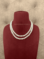 Cremish Double Layer Pearls Mala