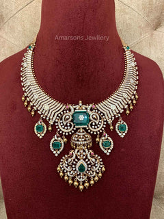 18k VVS EF Diamond Necklace (DNS-1652)