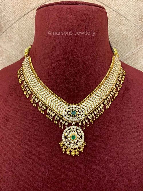 18k VVS EF Diamond Necklace (DNS-2355)