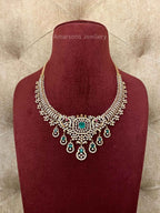 18k VVS EF Diamond Necklace (DNS-1665)