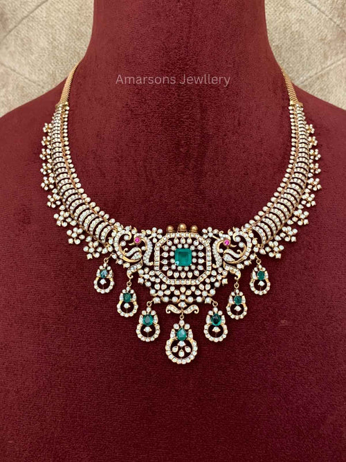 18k VVS EF Diamond Necklace (DNS-1665)