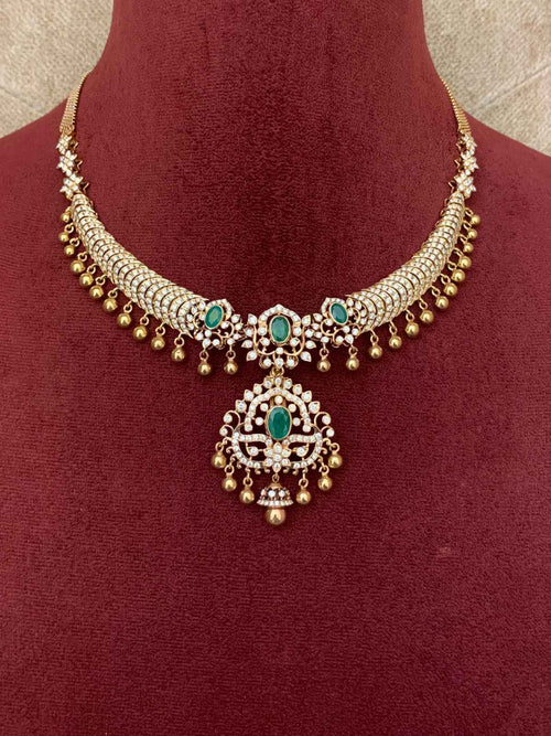 18k VVS EF Diamond Necklace (DNS-6521)