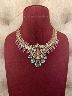 18k VVS EF Diamond Necklace (DNS-1068)