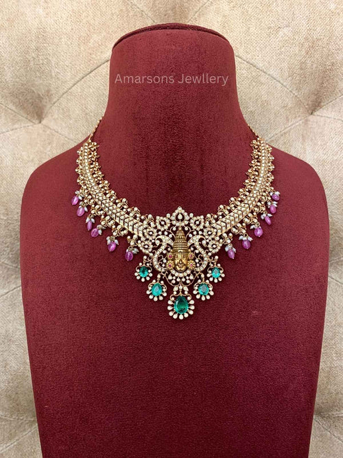 18k VVS EF Diamond Necklace (DNS-1068)