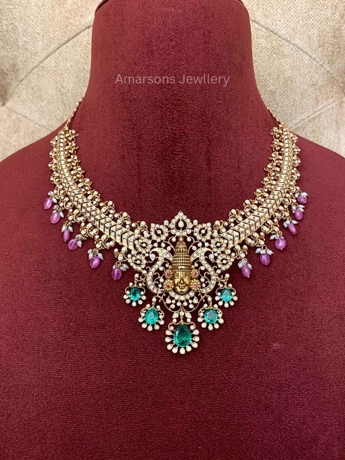 18k VVS EF Diamond Necklace (DNS-1068)