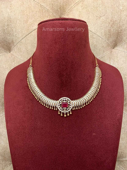 18k VVS EF Diamond Necklace (DNS-2739)