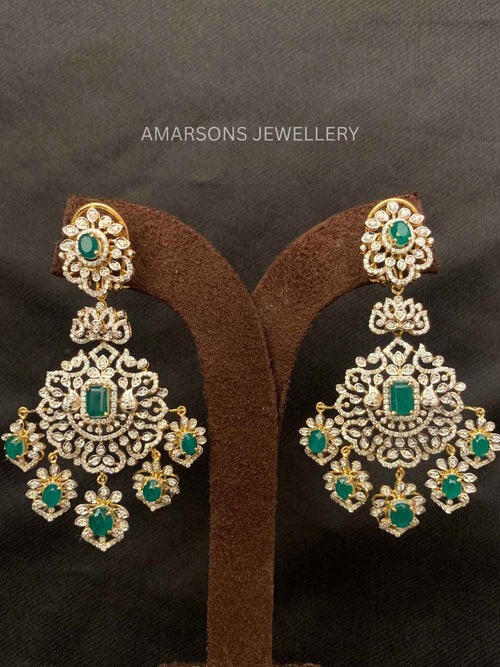 18K VVS EF Diamond Hangings ( DH-2460 )