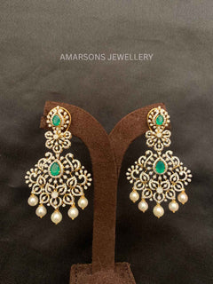 18K VVS EF Diamond Hangings ( DH-4072 )