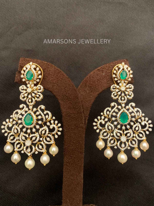 18K VVS EF Diamond Hangings ( DH-4072 )