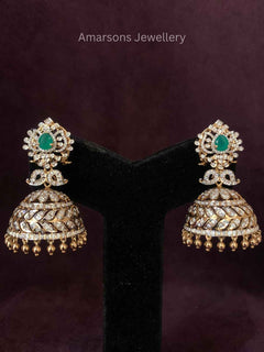 18K VVS EF Diamond Jhumki (DJ 4751)