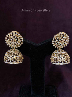 18K VVS EF Diamond Jhumki (DJ 5592)