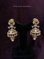 18K VVS EF Diamond Jhumki (DJ 6485)