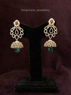 18K VVS EF Diamond Jhumki (DJ 7664)