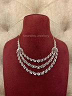 18k VVS EF Diamond Necklace (DNS-1588)