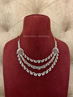 18k VVS EF Diamond Necklace (DNS-1588)
