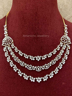 18k VVS EF Diamond Necklace (DNS-1588)