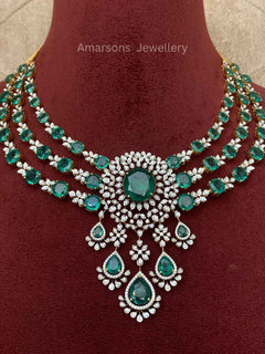 18k VVS EF Diamond Necklace