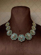 Exquisite Diamond and Emerald Necklace