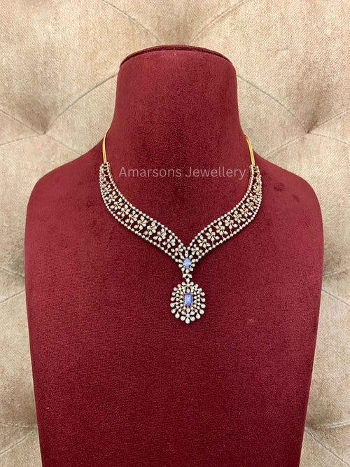 18k VVS EF Diamond Necklace (DNS-5529)