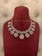 18k VVS EF Diamond Necklace (DNS-6080)