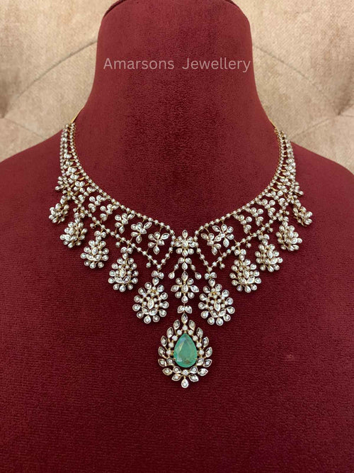 18k VVS EF Diamond Necklace