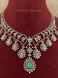 18k VVS EF Diamond Necklace