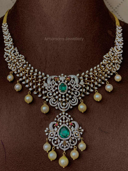 Radiant Symphony Diamond Necklace